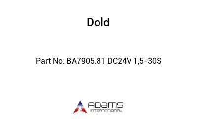 BA7905.81 DC24V 1,5-30S BA7905.81 DC24V 1,5-30S
