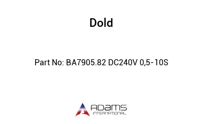 BA7905.82 DC240V 0,5-10S BA7905.82 DC240V 0,5-10S