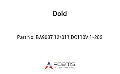 BA9037.12/011 DC110V 1-20S BA9037.12/011 DC110V 1-20S