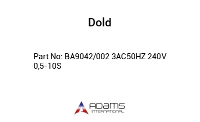 BA9042/002 3AC50HZ 240V 0,5-10S BA9042/002 3AC50HZ 240V 0,5-10S