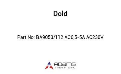 BA9053/112 AC0,5-5A AC230V BA9053/112 AC0,5-5A AC230V