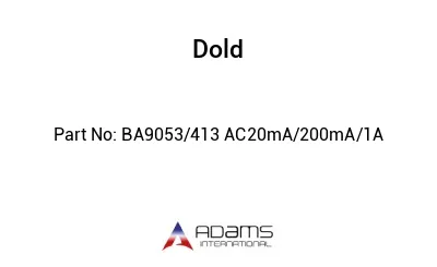 BA9053/413 AC20mA/200mA/1A BA9053/413 AC20mA/200mA/1A