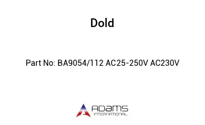 BA9054/112 AC25-250V AC230V BA9054/112 AC25-250V AC230V