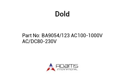 BA9054/123 AC100-1000V AC/DC80-230V BA9054/123 AC100-1000V AC/DC80-230V