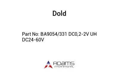 BA9054/331 DC0,2-2V UH DC24-60V BA9054/331 DC0,2-2V UH DC24-60V