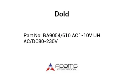 BA9054/610 AC1-10V UH AC/DC80-230V BA9054/610 AC1-10V UH AC/DC80-230V