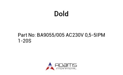 BA9055/005 AC230V 0,5-5IPM 1-20S BA9055/005 AC230V 0,5-5IPM 1-20S