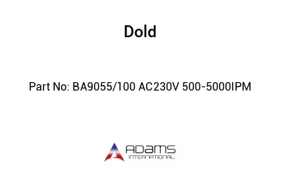 BA9055/100 AC230V 500-5000IPM BA9055/100 AC230V 500-5000IPM