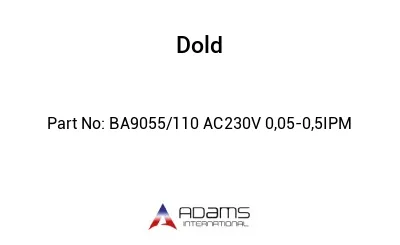 BA9055/110 AC230V 0,05-0,5IPM BA9055/110 AC230V 0,05-0,5IPM