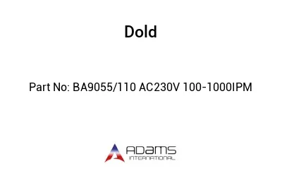 BA9055/110 AC230V 100-1000IPM BA9055/110 AC230V 100-1000IPM