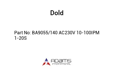 BA9055/140 AC230V 10-100IPM 1-20S BA9055/140 AC230V 10-100IPM 1-20S