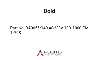 BA9055/140 AC230V 100-1000IPM 1-20S BA9055/140 AC230V 100-1000IPM 1-20S