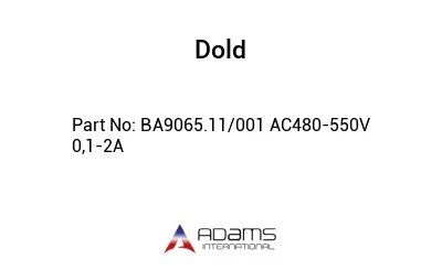 BA9065.11/001 AC480-550V 0,1-2A BA9065.11/001 AC480-550V 0,1-2A