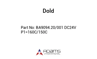 BA9094.20/001 DC24V P1=160C/150C BA9094.20/001 DC24V P1=160C/150C