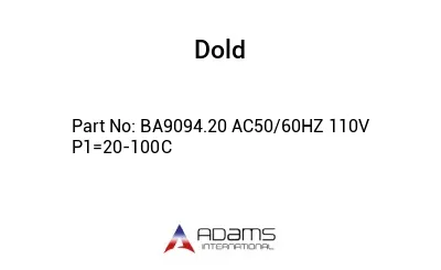 BA9094.20 AC50/60HZ 110V P1=20-100C BA9094.20 AC50/60HZ 110V P1=20-100C