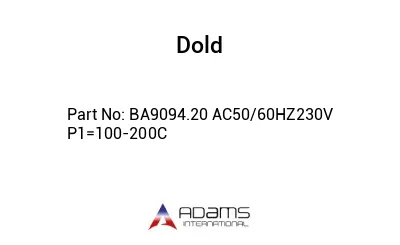 BA9094.20 AC50/60HZ230V P1=100-200C BA9094.20 AC50/60HZ230V P1=100-200C