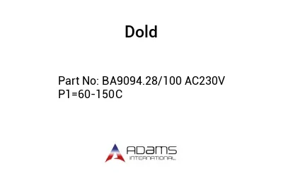 BA9094.28/100 AC230V P1=60-150C BA9094.28/100 AC230V P1=60-150C