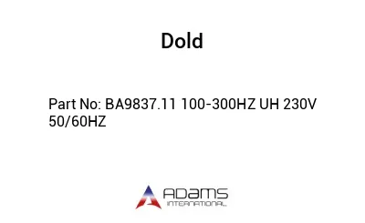 BA9837.11 100-300HZ UH 230V 50/60HZ BA9837.11 100-300HZ UH 230V 50/60HZ