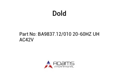BA9837.12/010 20-60HZ UH AC42V BA9837.12/010 20-60HZ UH AC42V