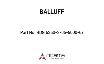 BDG 6360-3-05-5000-67									