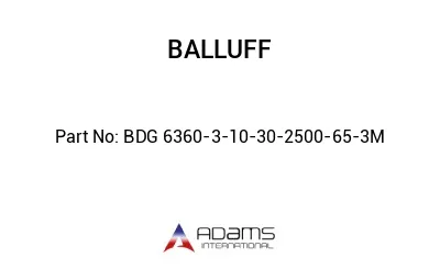 BDG 6360-3-10-30-2500-65-3M									
