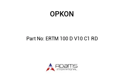 ERTM 100 D V10 C1 RD ERTM 100 D V10 C1 RD