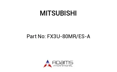 FX3U-80MR/ES-A FX3U-80MR/ES-A