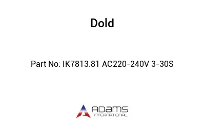 IK7813.81 AC220-240V 3-30S IK7813.81 AC220-240V 3-30S