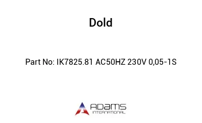 IK7825.81 AC50HZ 230V 0,05-1S IK7825.81 AC50HZ 230V 0,05-1S