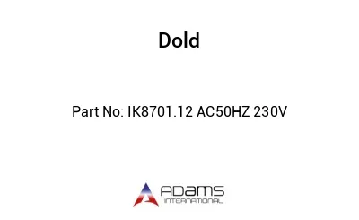 IK8701.12 AC50HZ 230V IK8701.12 AC50HZ 230V