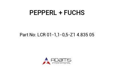 LCR 01-1,1-0,5-Z1 4.835 05 LCR 01-1,1-0,5-Z1 4.835 05