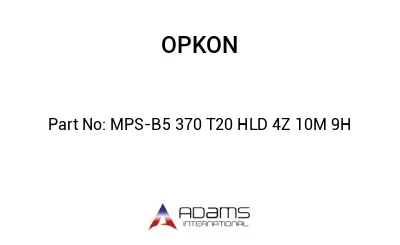 MPS-B5 370 T20 HLD 4Z 10M 9H MPS-B5 370 T20 HLD 4Z 10M 9H