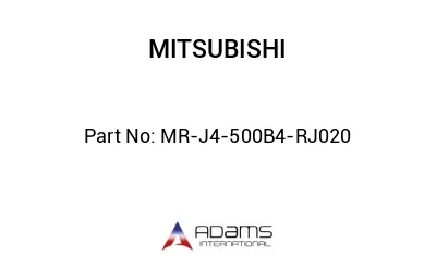 MR-J4-500B4-RJ020 MR-J4-500B4-RJ020