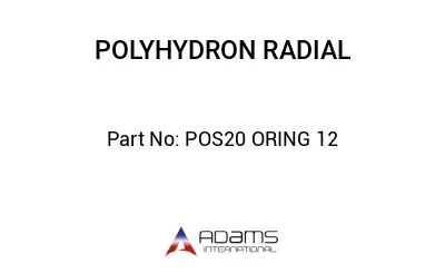 POS20 ORING 12 POS20 ORING 12