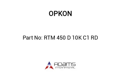 RTM 450 D 10K C1 RD RTM 450 D 10K C1 RD
