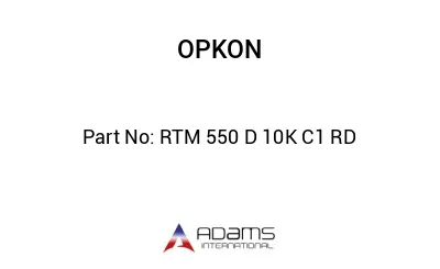 RTM 550 D 10K C1 RD RTM 550 D 10K C1 RD