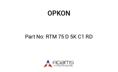 RTM 75 D 5K C1 RD RTM 75 D 5K C1 RD