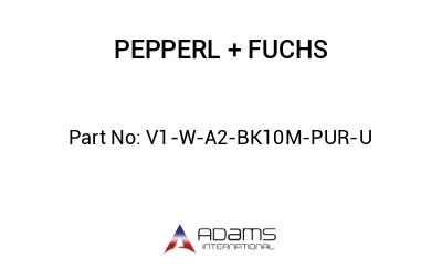 V1-W-A2-BK10M-PUR-U V1-W-A2-BK10M-PUR-U
